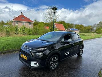 Citroen C3 2023 Shine Zwart Navi DAB+ FABRIEKSGARANTIE 2025 