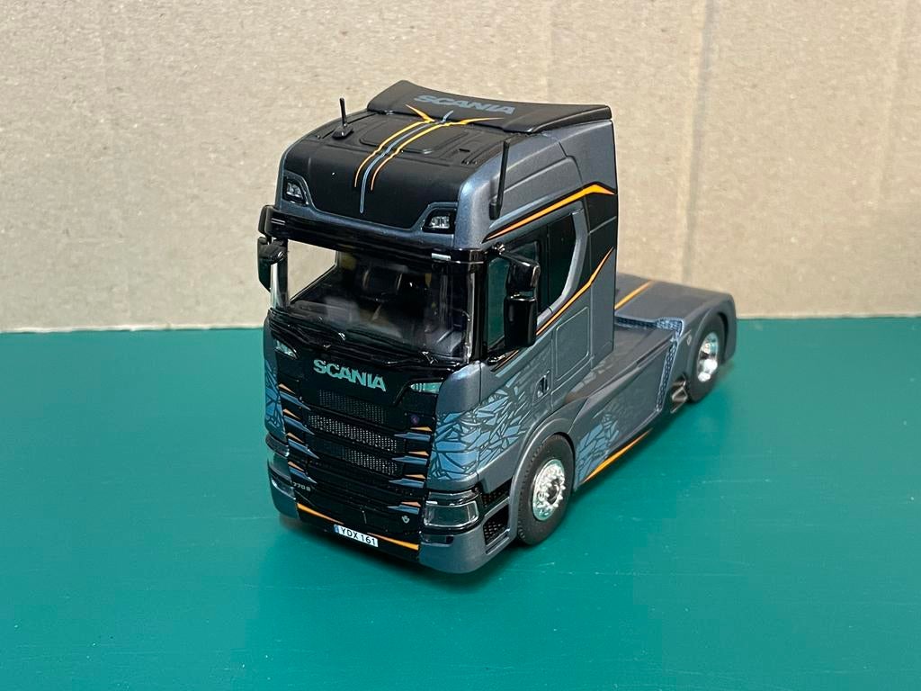 Tekno B-Keus Scania Svempas Frostfire, Ophalen of Verzenden, Zo goed als nieuw, Auto, Overige merken