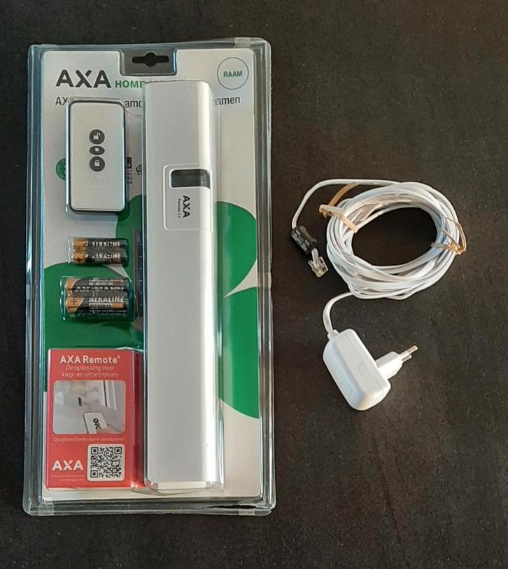 Axa remote 2.0 elektrische raamopener met adapter, nieuw, Doe-het-zelf en Verbouw, Hang- en Sluitwerk, Nieuw, Overige typen, Overige materialen