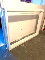 Hardhouten raamkozijn met glas afm. 150,5x110x11,2cm, Ophalen, Raamkozijn, Zo goed als nieuw, 150 tot 225 cm