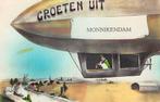 Monnikendam - Zeppelin groeten uit, Verzamelen, Ophalen of Verzenden, 1920 tot 1940, Gelopen, Noord-Holland