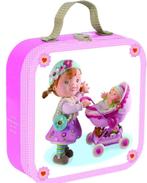 Janod Fleurus puzzelkoffer - Lilou's poppen, Ophalen of Verzenden, 10 tot 50 stukjes, 2 tot 4 jaar