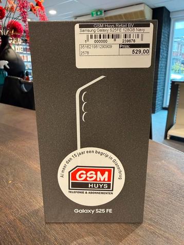 Samsung S25 FE 128GB Blauw - Nieuw & Gesealed! beschikbaar voor biedingen