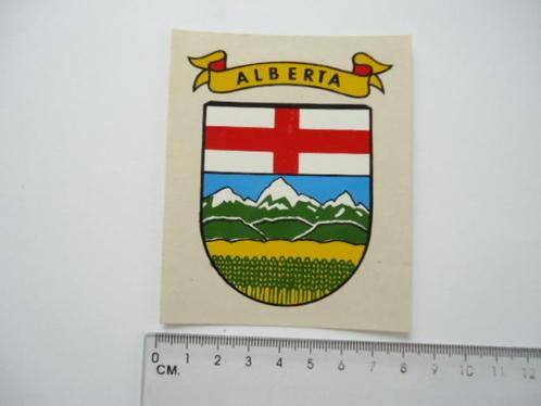 sticker Alberta transfer canada vintage retro toronto, Verzamelen, Stickers, Zo goed als nieuw, Overige typen, Verzenden