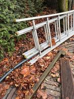 Professionele ladder 3x14 sporten, Ophalen, Gebruikt, Ladder, Opvouwbaar of Inschuifbaar