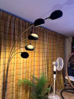 5 armige retro booglamp zwart met chroom, Ophalen, Zo goed als nieuw, 150 tot 200 cm
