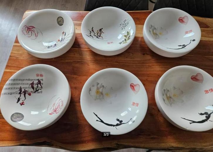 Te ruil/koop 3 Marcel Wanders design Passion schalen., Antiek en Kunst, Kunst | Designobjecten, Ophalen of Verzenden