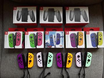 Orginele NintendoSwitch Joy-Cons En Grips in Diverse Kleuren beschikbaar voor biedingen