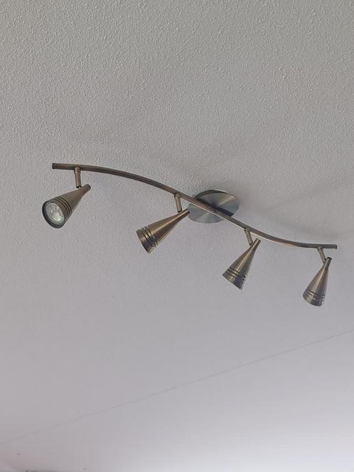 Plafonspots, Huis en Inrichting, Lampen | Spots, Zo goed als nieuw, Plafondspot of Wandspot, Metaal of Aluminium, Halogeen, Ophalen of Verzenden