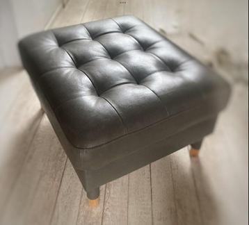 Zgan leren voetenbank Ikea Landskrona - afbeelding 6