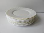 arcopal arcoroc 10 witte ontbijtborden, Gebruikt, Ophalen of Verzenden, Glas, Bord(en)