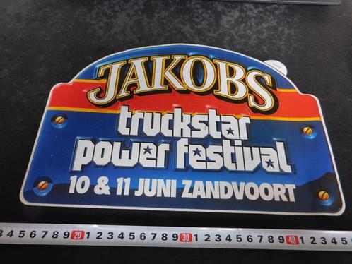 sticker XXL tabak JAKOBS TRUCKSTAR POWER FESTIVAL zandvoort*, Verzamelen, Stickers, Zo goed als nieuw, Bedrijf of Vereniging, Ophalen