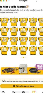 6 Volle spaarkaarten Jumbo bakzegels, Verzamelen, Supermarktacties, Jumbo, Ophalen