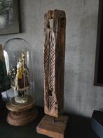Houten sier ornament op staander, Ophalen of Verzenden, Zo goed als nieuw