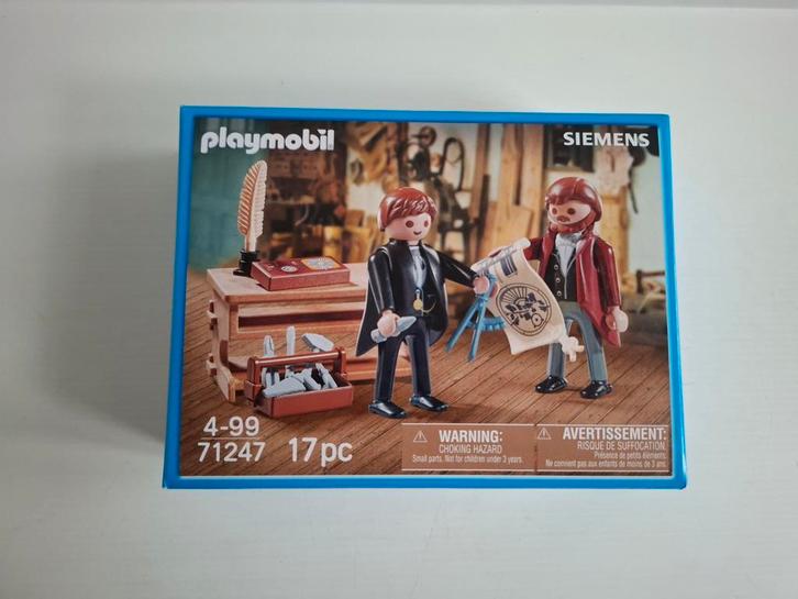 Playmobil promo set 71247 Werner von Siemens nieuw, Kinderen en Baby's, Speelgoed | Playmobil, Nieuw, Complete set, Ophalen of Verzenden