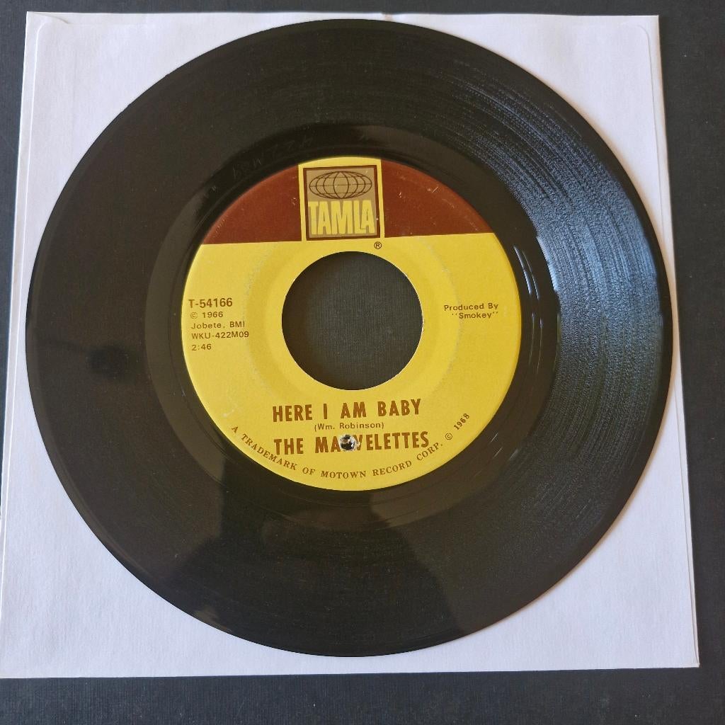 the marvelettes: here i am baby (26), Gebruikt, Verzenden, Overige genres, 7 inch