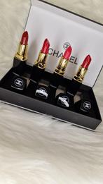  Chanel LipStick Set, Roze, Fel rood, Donker rood, Bruin, Nieuw, Make-up, Ophalen of Verzenden, Lippen