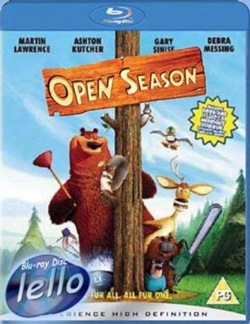 Blu-ray: Open Season (Baas In Eigen Bos) nieuw, UK NLO/G beschikbaar voor biedingen