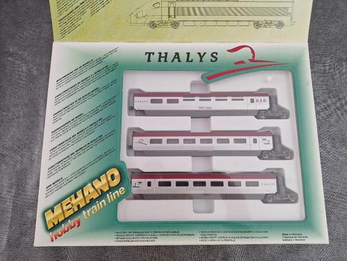 Mehano Thalys uitbreidingset 2, Hobby en Vrije tijd, Modeltreinen | H0, Zo goed als nieuw, Wagon, Gelijkstroom, Overige merken