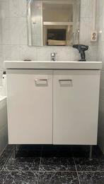Badkamerkast met wasbak, Huis en Inrichting, Badkamer | Badkamermeubels, Ophalen, 50 tot 100 cm, Zo goed als nieuw, Minder dan 100 cm
