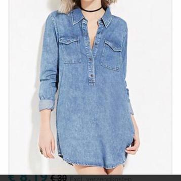 FOREVER 21 blousejurk Maat S oversized denim blouse jurkje beschikbaar voor biedingen