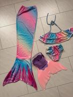 Zeemerminnen staart met bikini maat 140, Ophalen of Verzenden, Zo goed als nieuw, Meisje, Sport- of Zwemkleding