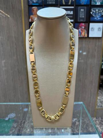 18KT Goud - 157.35 Gram - Ketting - PLATTE MAGNUM beschikbaar voor biedingen