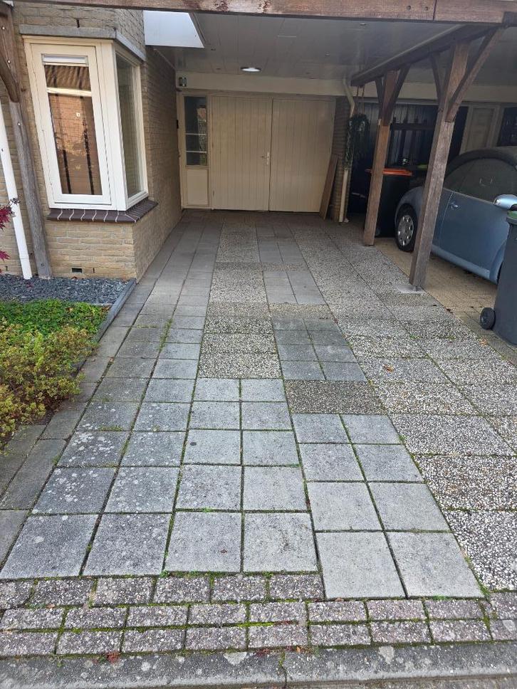 Tegels oprit grindtegels 60x40 en/of betontegels 30x30, Tuin en Terras, Tegels en Klinkers, Gebruikt, Terrastegels, Beton, 10 m² of meer