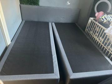 Boxspring bed and mattress. 180×200. Both for €200