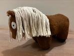 Crafty Pony paarden knuffel bruin met witte manen (48 cm), Ophalen of Verzenden, Zo goed als nieuw, Paard