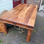 Koloniaal tafel boeren tafel, Ophalen, 200 cm of meer, 50 tot 100 cm, Zo goed als nieuw