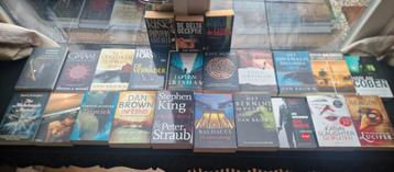 23Thrillers Stephen King Dan Brown Harlan Coben John Grisham beschikbaar voor biedingen