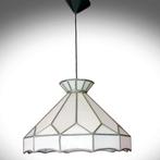 Oud glas (uit kerk) in lood hanglamp, Antiek en Kunst, Ophalen