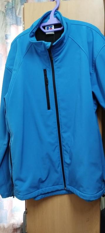 Russel softshell jas xxl azureblauw beschikbaar voor biedingen
