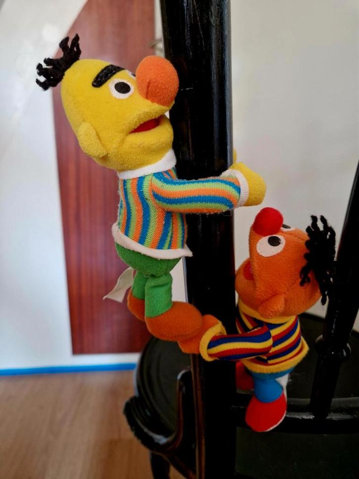 Bert & Ernie Knijppoppetjes - Zo Goed Als Nieuw!, Verzamelen, Overige Verzamelen, Zo goed als nieuw, Ophalen of Verzenden