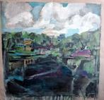 Schilderij, ruim 1 x 1 m, op los doek, Ophalen of Verzenden