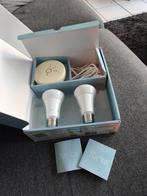 Philips Hue Lux set incl twee lampen, Huis en Inrichting, Ophalen of Verzenden, Gebruikt, E27 (groot), Led-lamp