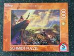 Nieuw disney puzzel 1000 stukje Thomas Kinkade Leeuwenkoning, Hobby en Vrije tijd, Denksport en Puzzels, Ophalen of Verzenden