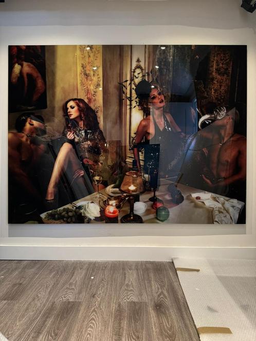 SALE! Cobra art plexiglas schilderij 200x100 cm, Huis en Inrichting, Woonaccessoires | Schilderijen, Tekeningen en Foto's, Zo goed als nieuw