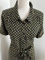 King Louie maat L midi Olive dress 2848, Zwart, Maat 42/44 (L), Ophalen of Verzenden, Zo goed als nieuw