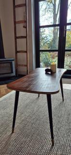 Formica bijzettafeltje jaren 60, Huis en Inrichting, Tafels | Bijzettafels, Ophalen of Verzenden, Gebruikt, Rechthoekig, 75 cm of meer