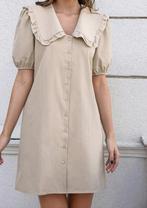 Jurk met kraag en pofmouwen, L/40/12, Ophalen of Verzenden, Nieuw, Maat 38/40 (M), Boven de knie