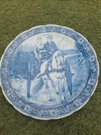 Delfts Blauw groot Wandbord Boch Belgium, Antiek en Kunst, Ophalen
