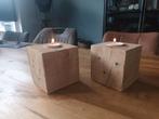 Waxinelichthouders Hout, Ophalen, Zo goed als nieuw