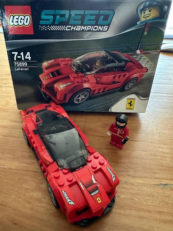 Lego 75899 Ferrari - Speed Champions, Kinderen en Baby's, Speelgoed | Duplo en Lego, Gebruikt, Lego, Complete set, Ophalen of Verzenden