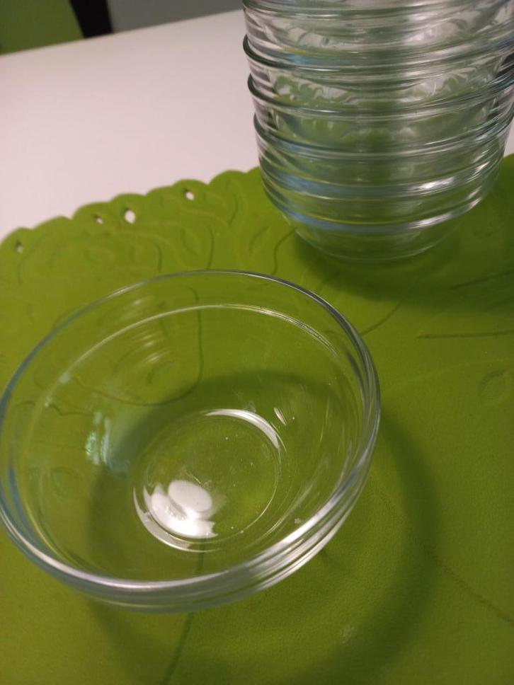 schaaltjes, Huis en Inrichting, Keuken | Servies, Gebruikt, Schaal of Schalen, Overige stijlen, Glas, Ophalen