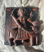 Hindu Godin Durga Tablet Terracotta, Ophalen of Verzenden