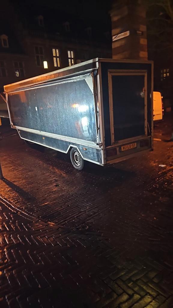 Aanhanger/ verkoopwagen 6 meter, Auto diversen, Aanhangers en Bagagewagens, Gebruikt, Ophalen