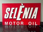 Origineel Selenia motor oil bord gemaakt in Belgie bij Otten, Verzamelen, Merken en Reclamevoorwerpen, Ophalen, Gebruikt, Reclamebord
