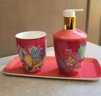 Pip Studio badkamer/ keuken set met zeeppompje beker en, Ophalen of Verzenden, Zo goed als nieuw
